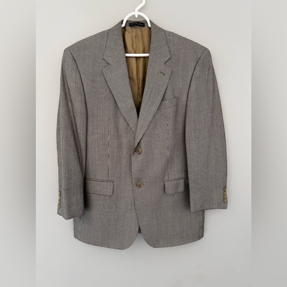Ralph Lauren  Black  Label For Dillards Men’s Silk Blazer Suit Coat Size 40R